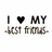 Pixelated cartoon characters and text including Tigger, Eeyore, a frog, and a goat with 'I ❤️ MY BEST FRIENDS' and 'I love them!' phrases.