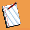 notebook icons with a pencil, showing text progression from 'Happy' to 'Happy Birthday' to 'Happy Birthday Class Friend' across frames