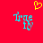Red background with cyan text 'true iv' and yellow heart symbol; left text has pixelated distortion while right text is clear.