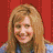 Five distinct views of a woman with long blonde hair smiling, displayed in a against varied backgrounds