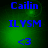 Blue text on green background with heart symbol; two variations show different background light patterns.