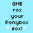 Pixelated text on light blue background with animated sparkles changing from white to light blue.