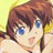 Pixelated anime-style character with brown hair and blue eyes on left, black background with white text 'Anime IM' and stylized 'cOm' logo on right in a 2x1 contact sheet layout.