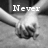 Black-and-white image of two hands clasped together with text changing across four