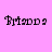 Four identical pixelated text icons on a pink background, each with partial green rectangular overlays in different positions.