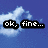 Four- of pixelated text over blue sky backgrounds with clouds and a heart shape, displaying sequential phrases