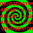 Green spiral background with red text repeating 'CHUGGINGTON' and 'CHUGGA' in a pattern