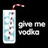 Pixelated static icon of a tall glass with blue liquid and red bubbles, topped with a curved straw, next to blurry pixelated text on black background.