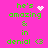 Pixelated green text on bright pink background with animated heart and sparkle effects, displaying 'he's amazing & in denial <3' in four repeated