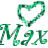 Static 48x48 pixel buddy icon featuring a green heart outline above stylized text on white background.