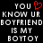 Pixelated text on black background with red heart symbol replacing 'LOVE' in 'YOU LOVE YOU', repeated across two
