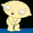 Static pixelated icon of a light yellow cartoon character with large white eyes, small brown nose, and simple stick-figure limbs against dark background with blue base.