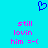 A static pixel art image with a cyan background, featuring a blue heart symbol at the top and two identical pink text blocks below.