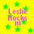 Yellow background with green stars and pink text "Leslie Rocks!!!" in four repeated positions.