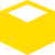 A static yellow diamond shape with a gray inner diamond outline on a light gray background.