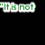 Green pixelated text fragments on black background form a sentence about accepting responsibility, with no visible motion or animation changes.