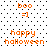 Pixelated orange text and emoticons on a black-and-white dotted background, arranged in four quadrants with repeated phrases.