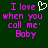 Pixelated text in bright pink on dark green background with a white heart symbol replacing the 'o' in 'love'.