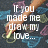 A hand draws a yellow line on a dark surface with colorful heart shapes, accompanied by text about drawing love.