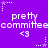 Purple background with repeated white text and symbols in pixelated style.