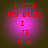 Red pixelated text on a purple gradient background reads "I <33 MY BUZZ I <3 U 2" with four identical frames showing no visible motion.
