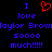 Pixelated text and heart symbol on black background with blue and red elements.