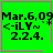 Green square icon with black text and pink border showing date, name, version; one frame has a small pink heart symbol in bottom-right corner.