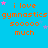 Blue background with orange text repeating 'i love gymnastics sooooo much' in a , pink and purple stars scattered throughout