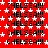 Red background with white stars and repeated black text 'CHELSEA!!!' in a pattern, no visible animation changes