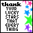 Character icons for AIM, MSN, MySpace and Yahoo