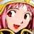 A 48x48 pixel animated buddy icon featuring a split composition with an anime-style character on the left and text/logo elements on the right, displayed as two sampled frames in a contact sheet layout.