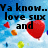 Pixelated text and heart symbols on a blue sky background with scattered colored dots.