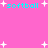 Pixelated cyan text "softball" appears four times on a pink background with scattered white starbursts, no visible animation changes across observations.