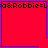 Four red square with blue borders, each containing "&Robbie=L" text; top-right has a blue heart, bottom-right has a blue star, top-left and bottom-left are empty