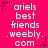 A bright pink background displays repeated text and star symbols in a pattern with pixelated light blue lettering