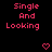 Pixelated text and heart symbols on a black background with a gray corner, arranged in a pattern