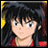 A pixelated anime-style character with long black hair and a red top appears on the left side of a contact sheet, while stylized text reads "Anime IM" above smaller text reading "com" on the right against a black background.