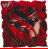 A static pixelated image with dominant red and dark tones, featuring a partial figure with light skin and dark hair against a red background.