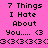 Pixelated text on a bright pink background with alternating light and dark sections, featuring repeated phrases and symbols.