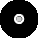 Nine circular black icons arranged in a , each with concentric rings of varying grayscale patterns and central white dots