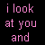 Pixelated text in pink and white on black background reads 'i look at you and ... I.m smile.. because fine fine .x3. .x3.' with repeated 'fine' and '.x3.' elements.
