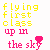 Pixelated text and symbols in yellow, pink, green, blue, and purple on white background with a gray rectangle.