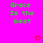 Bright pink background with green pixelated text reading "Grace Is the best" and two red pixelated hearts at the bottom.