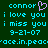 Static pixel art displays cyan text and a purple heart on dark green background with repeated phrases.
