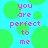 Pixelated cyan background with green circles and pink text reading 'you are perfect to me' in two identical side-by-side arrangements.