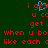 Pixelated red text on dark green background with blue heart symbol above 'ig' in first line, repeating across multiple lines.