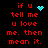 Red pixelated text on black background with animated cyan heart and starburst symbols replacing static dots in repeated phrases.