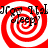 Red and white spiral pattern with black text reading 'sleepy' overlaid on four identical arranged in a