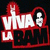 Pixelated red and white logo with stylized text on dark background, featuring a stick-figure character in a circular frame.