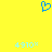Blue pixelated heart symbol on bright yellow background with light blue text reading '4910x' at bottom left and right.